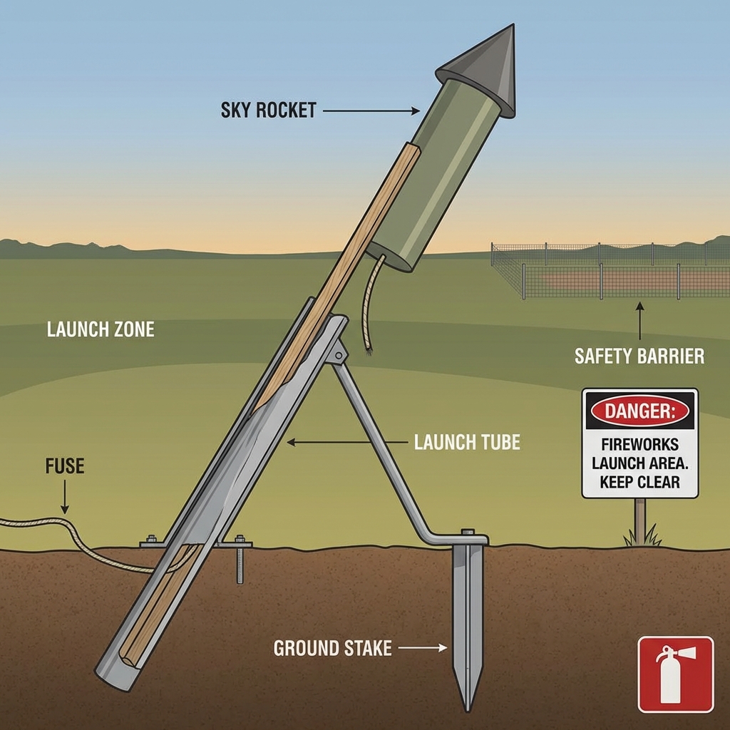 Large Display Rockets - High Hazard